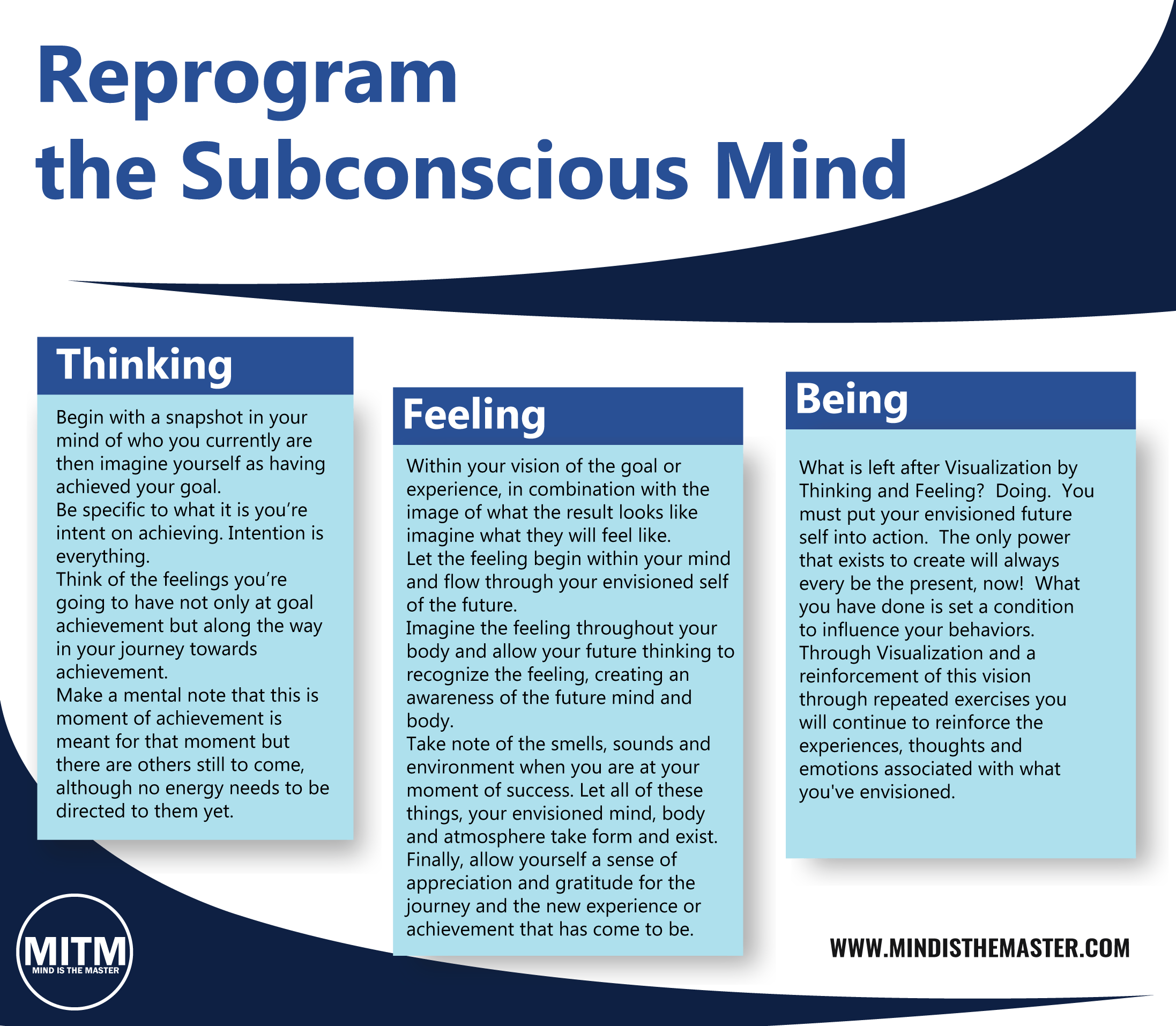 3 Steps To Program The Subconscious Mind