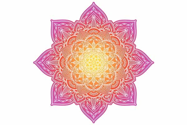 Yoga Symbols - Mandala