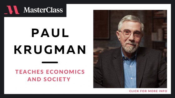 list of best masterclass classes - Paul Krugman Teaches Economics and Society