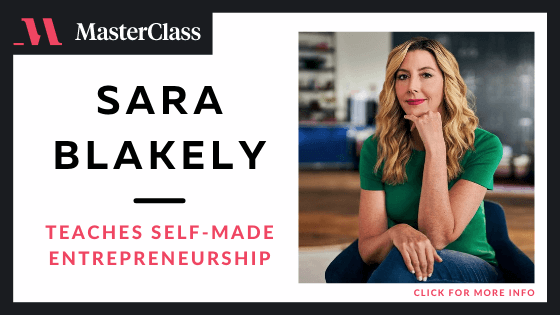 list of best masterclass classes - Sara Blakely Teaches Self-Made Entrepreneurship
