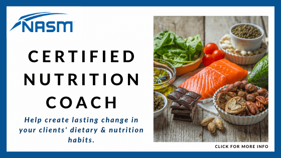 nasm nutrition certification review - certified nutrition coach