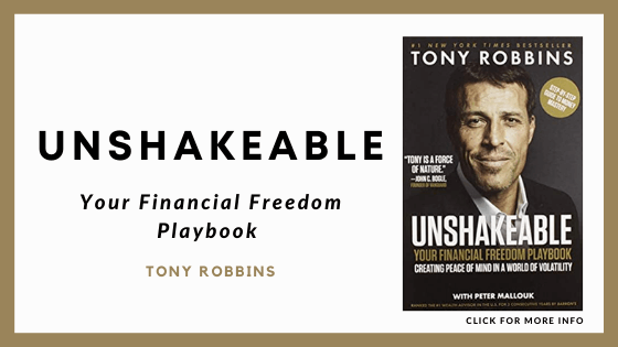 Tony Robbins Books - Unshakeable -Your Financial Freedom Playbook
