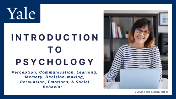 online courses in psychology - Introduction to Psychology - yale
