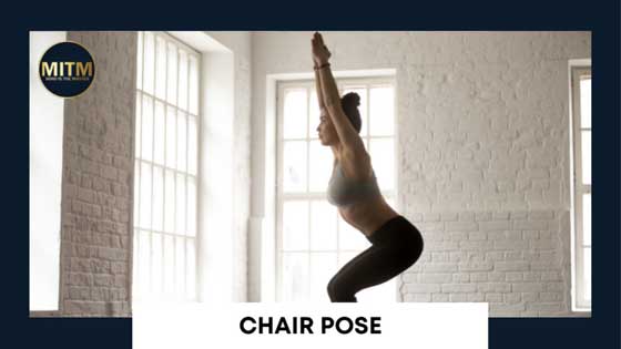 12 basic yoga poses for beginners - Chair Pose
