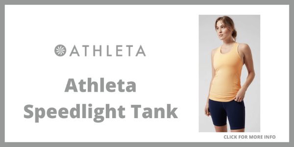 yoga tops that dont ride up - Athleta Speedlight Tank