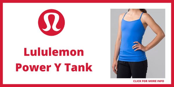 yoga tops that dont ride up - Lululemon Power Y Tank