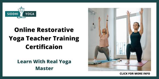 restorative yoga teacher training - Siddhi Yoga