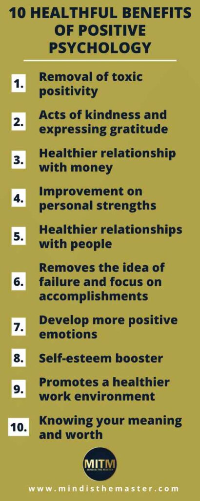 Benefits of Positive Psychology - info