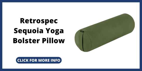 The 5 Best Yoga Bolsters on Amazon - Retrospec Sequoia Yoga Bolster Pillow