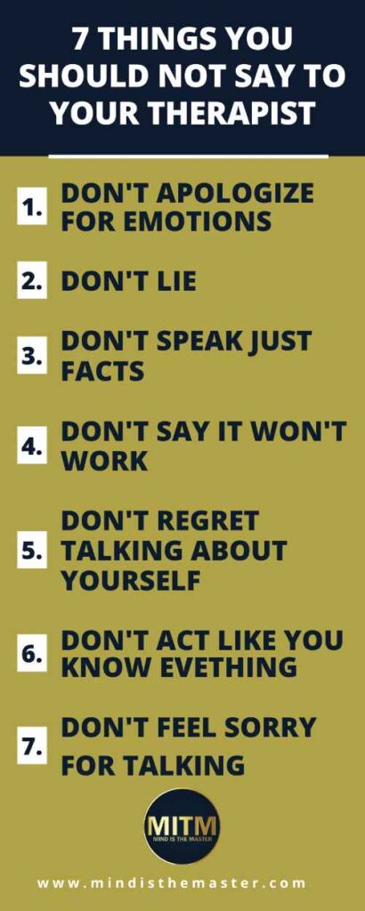 Things You Should Not Say To Your Therapist - info