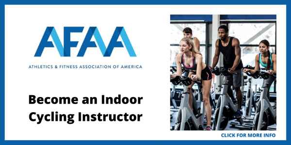 Spin Instructor Certifications Online - AFAA Certified Indoor Cycling Instructor Certification
