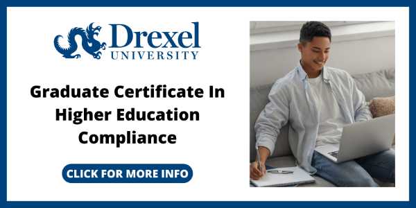 Best Higher Education Certification Programs Online - Certificate in Higher Education Compliance