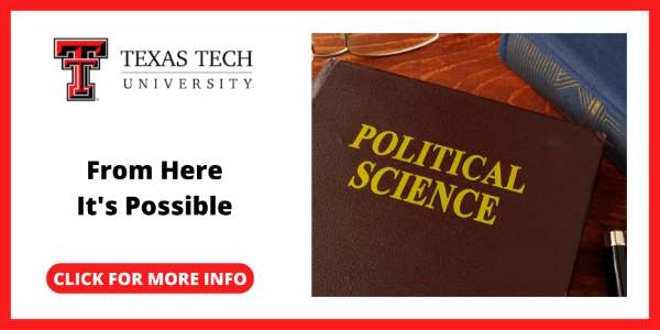Best Political Science Degrees Online - Texas Tech University