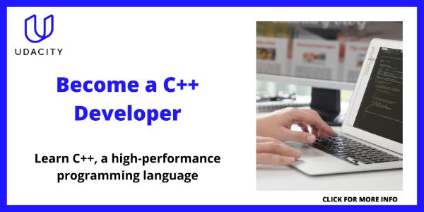best online certification for web development - Become a C++ Developer Nanodegree Program