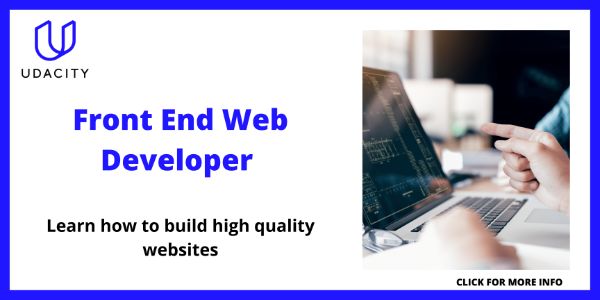best online certification for web development - Front End Web Developer Nanodegree Program