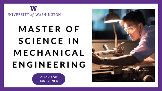 university of washington online degree programs - Master of Science in Mechanical Engineering