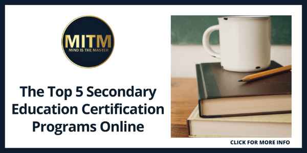 Online Certifications That Pay Well - Secondary Education Certification