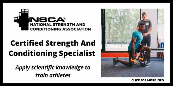 Strength and Conditioning Coach Certifications Online - Certified Strength And Conditioning Specialist (CSCS) by NSCA
