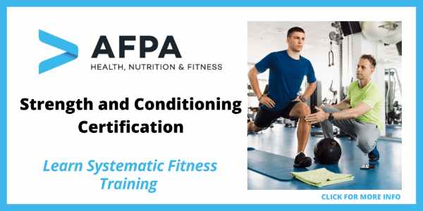 Strength and Conditioning Coach Certifications Online - Strength and Conditioning Certification by AFPA