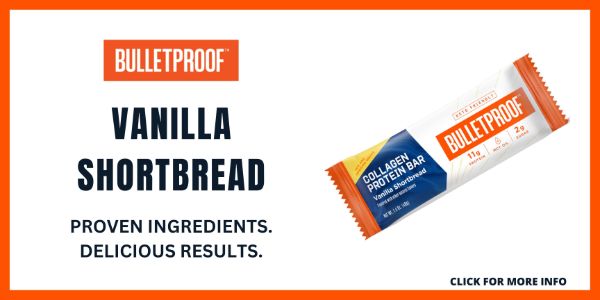 Bulletproof Collagen Bars Review - Vanilla Shortbread